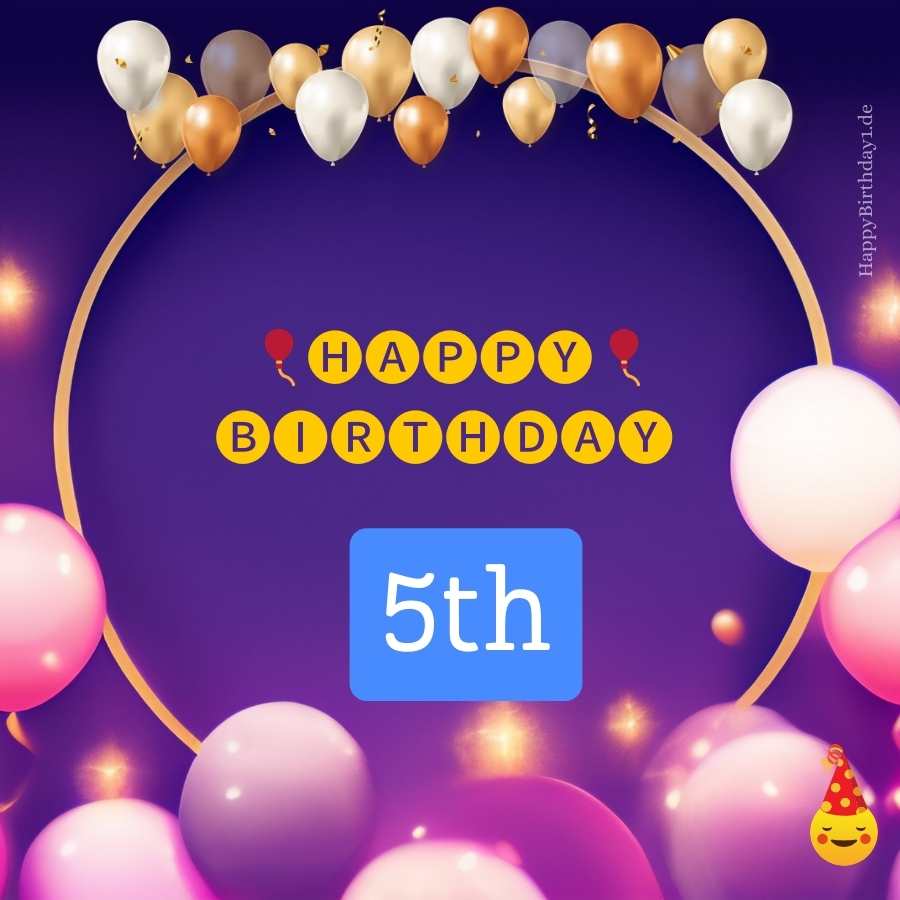 5th birthday images
