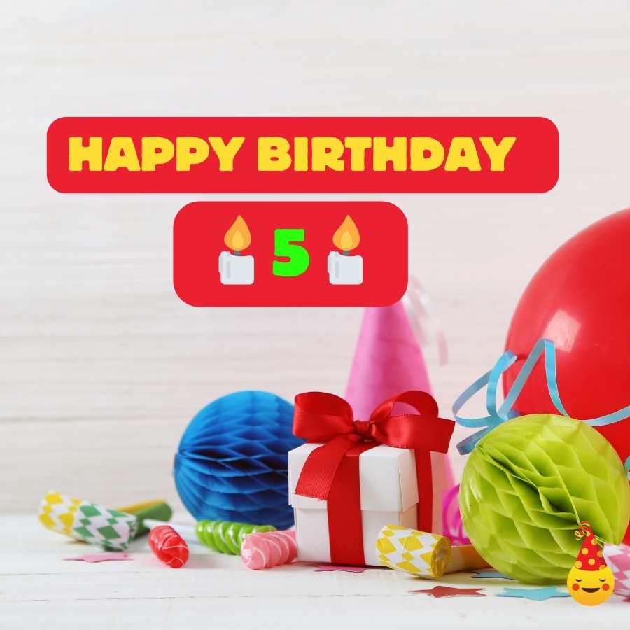 happy 5th birthday to my son