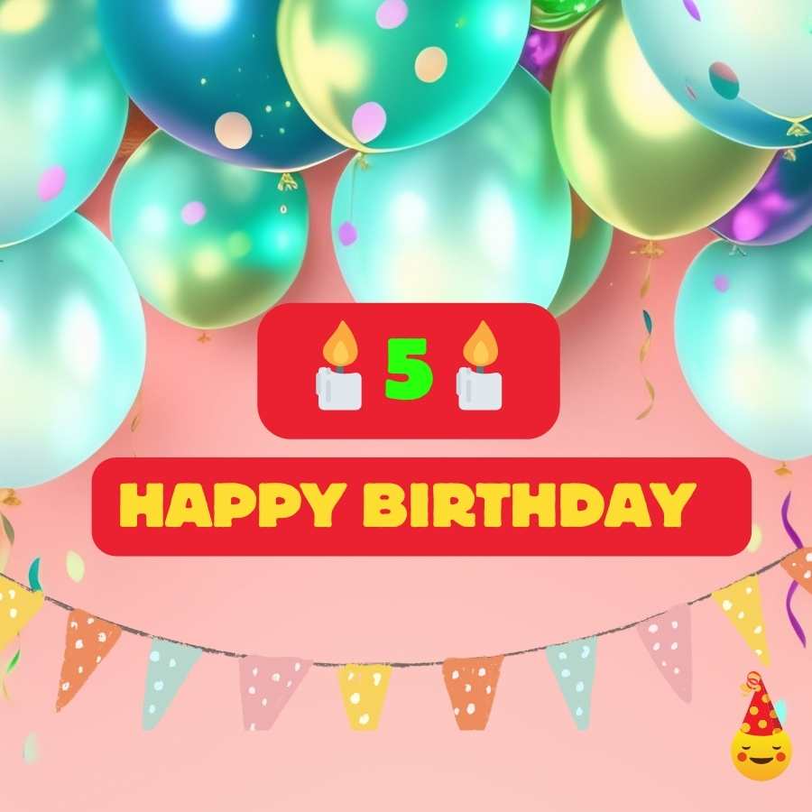happy 5th birthday boy