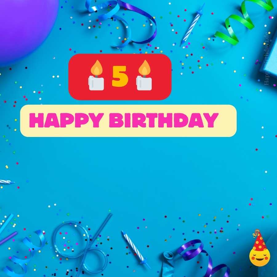 birthday wishes for my 5 year old son