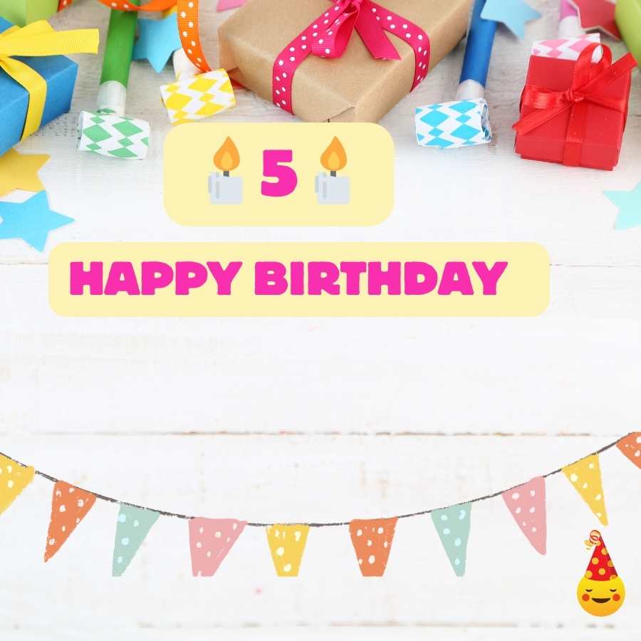 birthday wishes for my 5 year old granddaughter