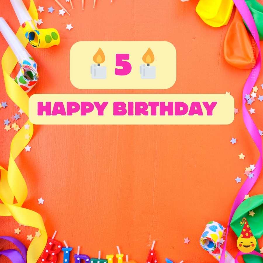 birthday wishes for my 5 year old daughter