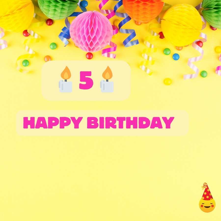 birthday wishes for boy 5 years old