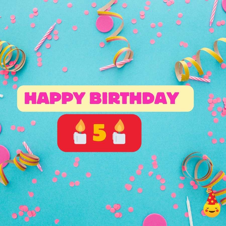 birthday wishes for a son turning 5