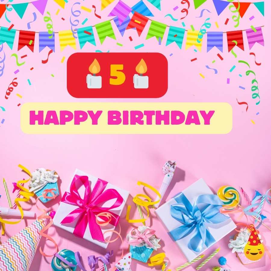 birthday wishes for a 5 year old girl