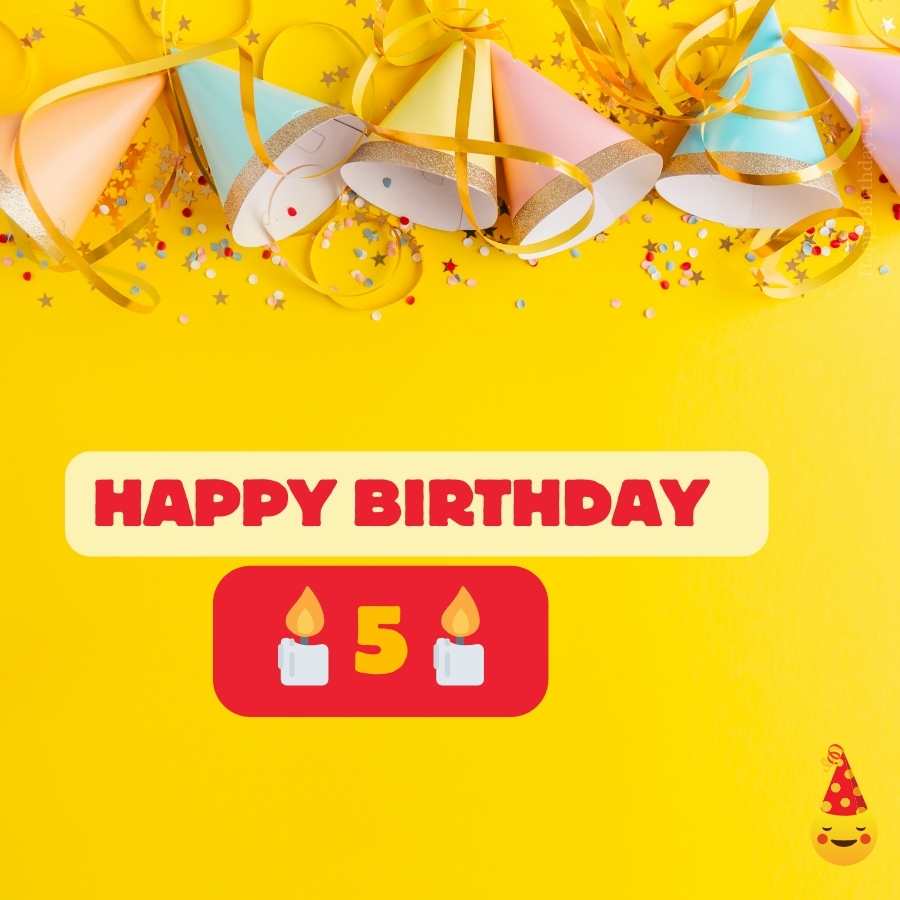birthday wishes for a 5 year girl