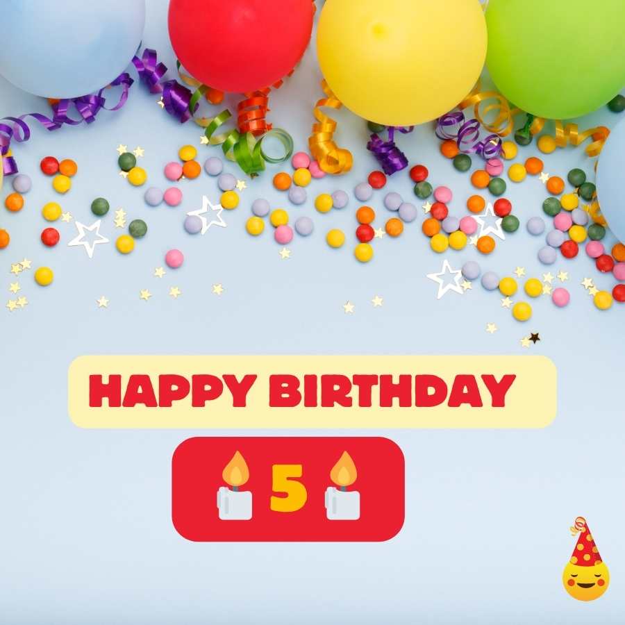 birthday wishes for 5-year-old