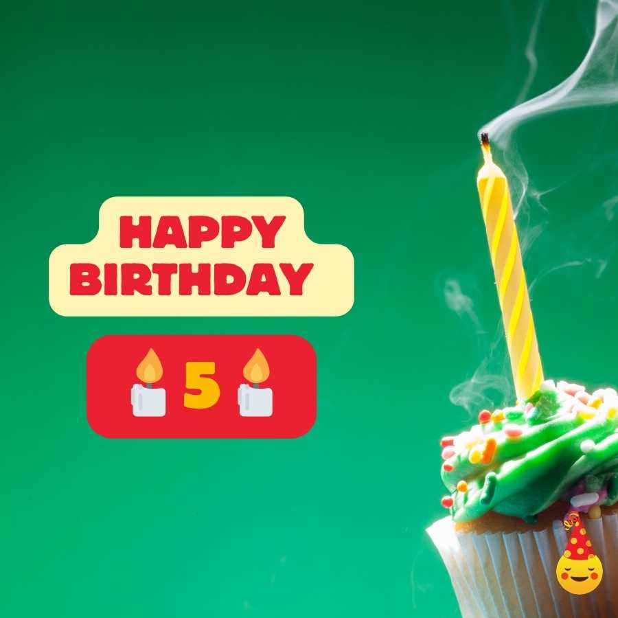 birthday wishes for 5-year old daughter from mom