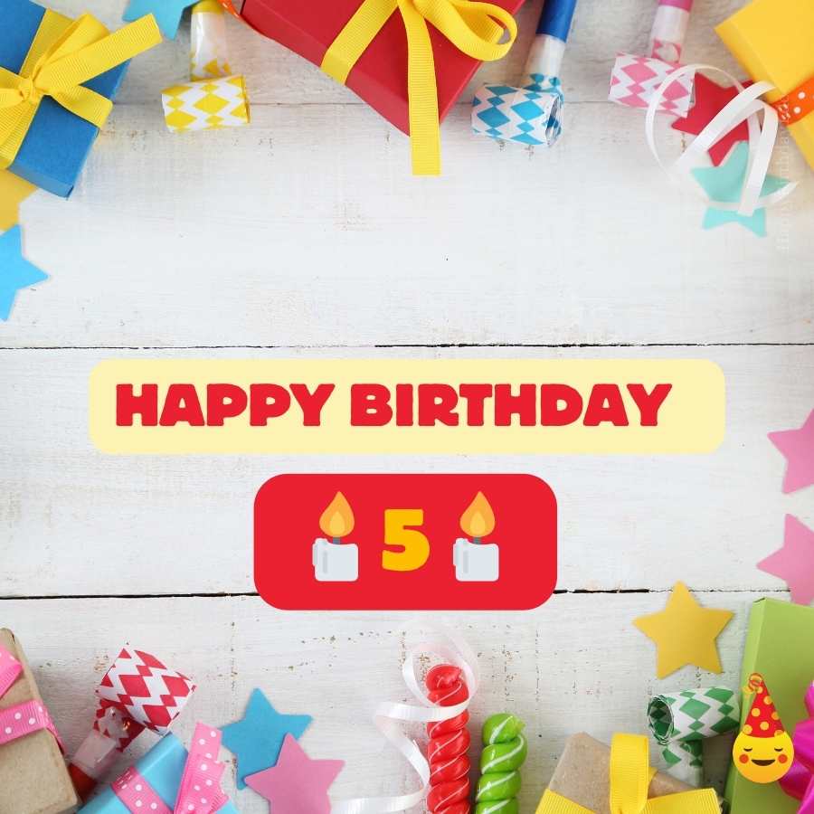 birthday wishes for 5 year old son from mother