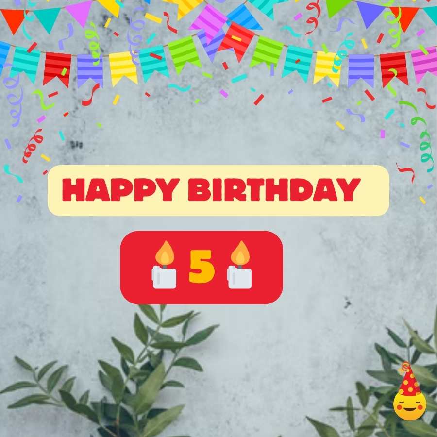 birthday wishes for 5 year old son from mom