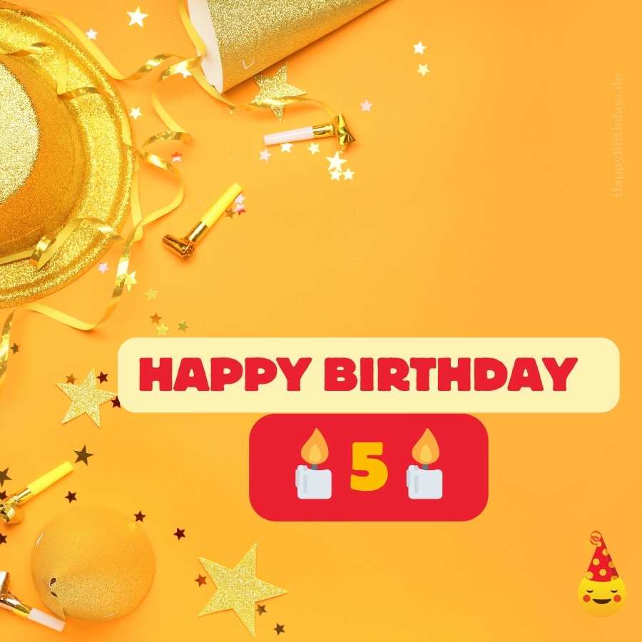 birthday wishes for 5 year old son