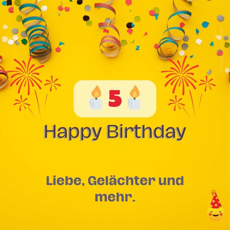 birthday wishes for 5 year old daughter