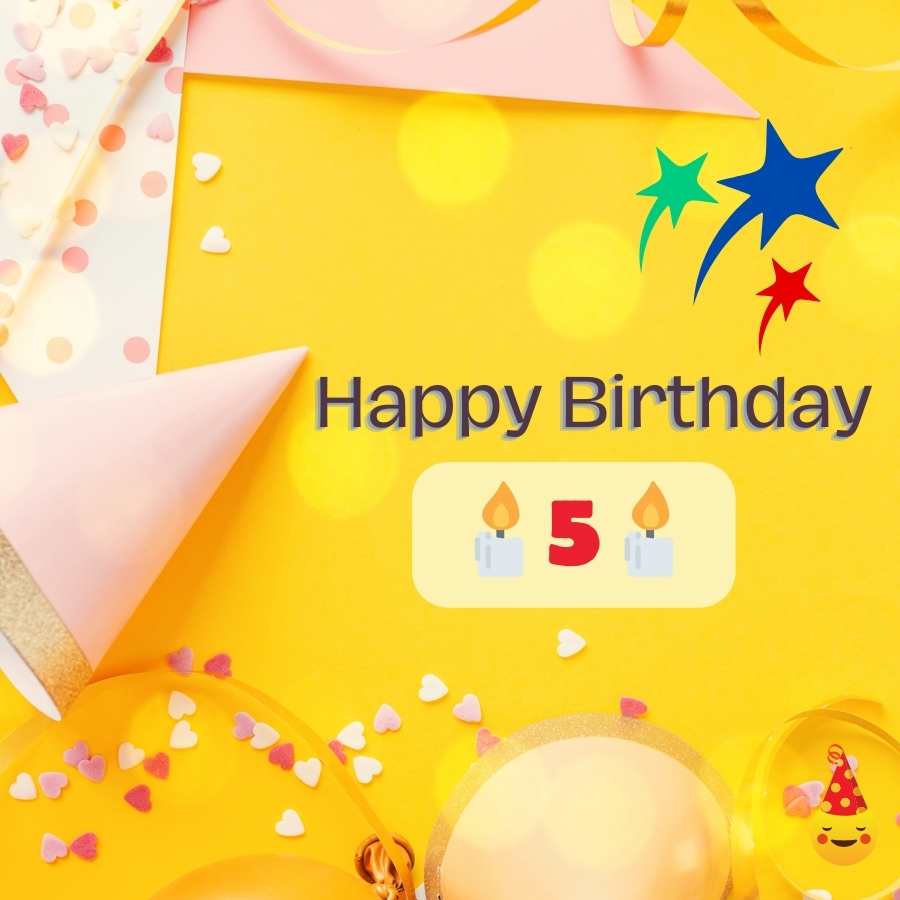 birthday wishes for 5 year old