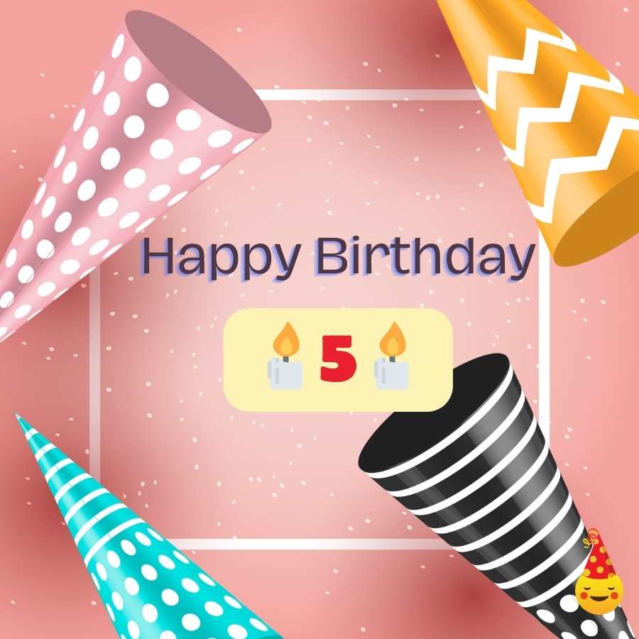 birthday wishes for 5 year boy