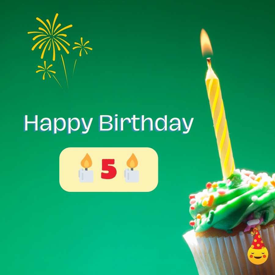birthday wishes 5 years