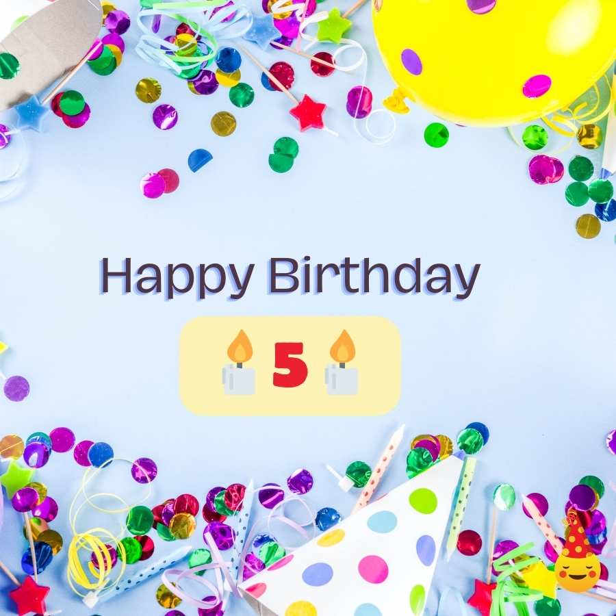 birthday wishes 5 year old girl