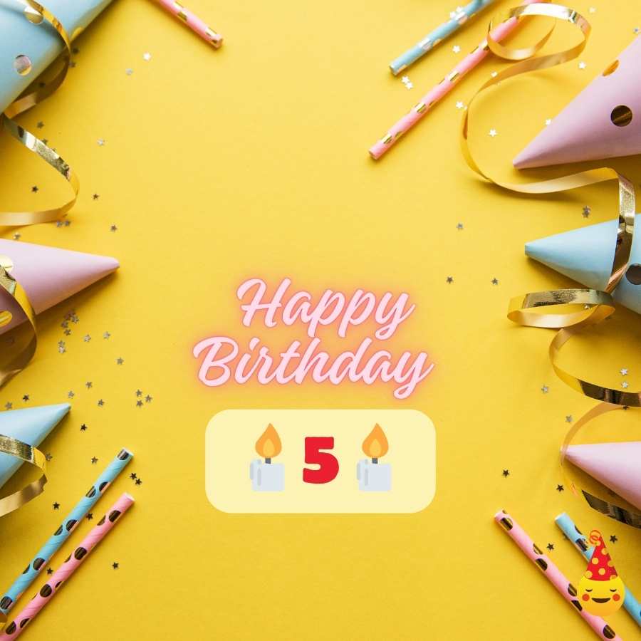 birthday wish for my 5 year old daughter