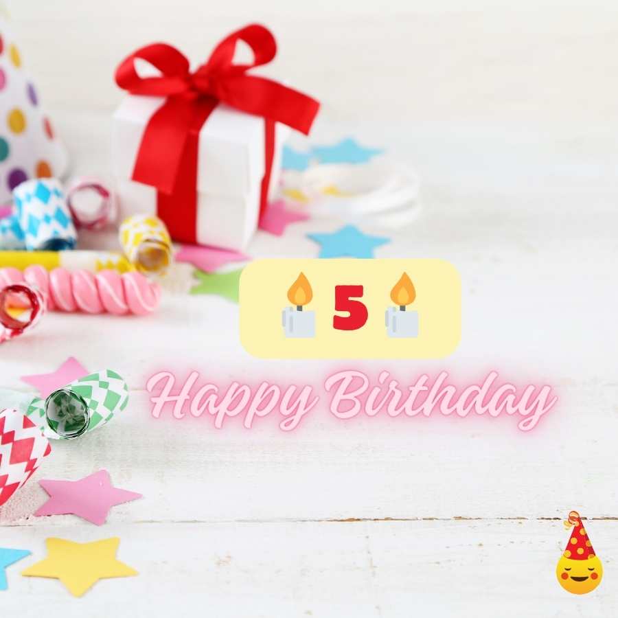 birthday wish for 5 year old son