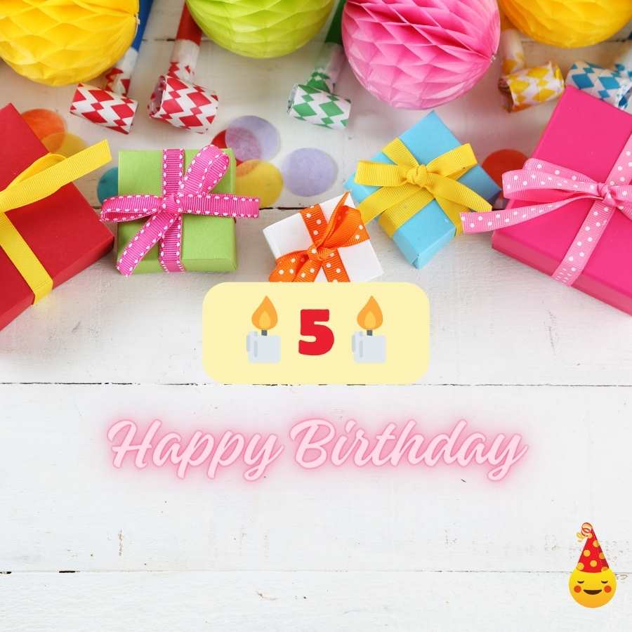 5 year old birthday wishes for girl
