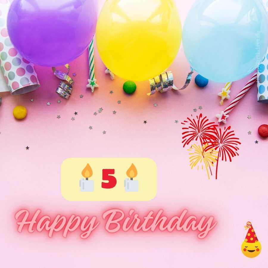 happy 5 year birthday