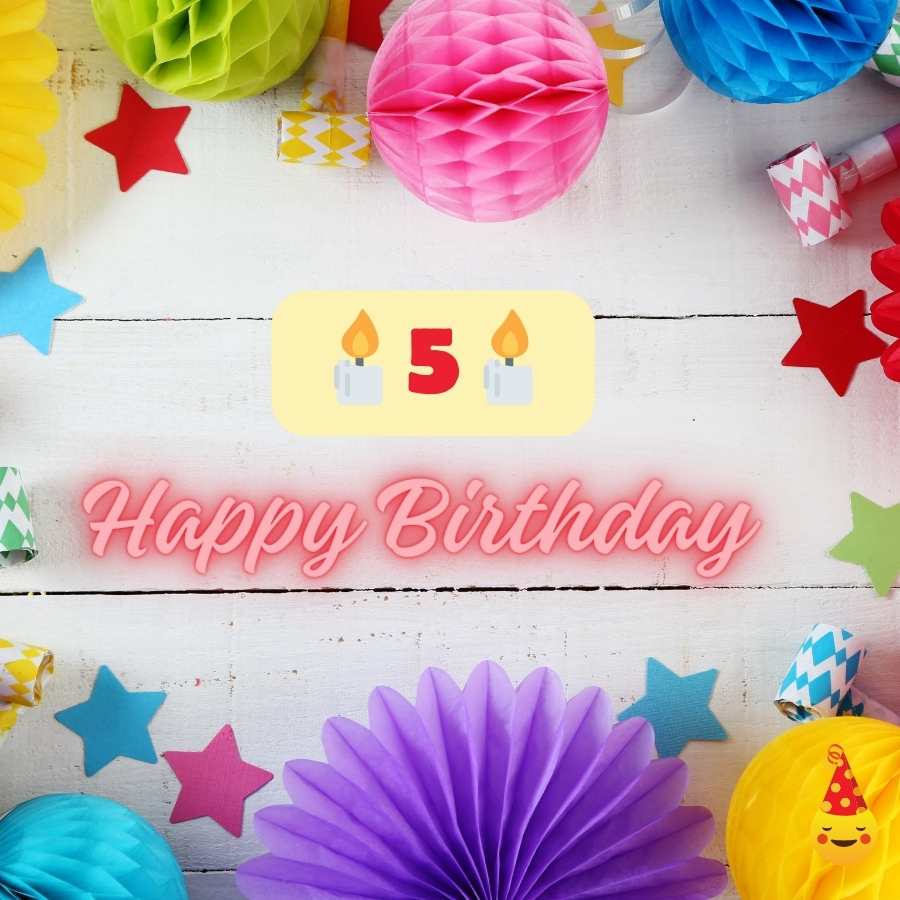 5 years daughter birthday wishes
