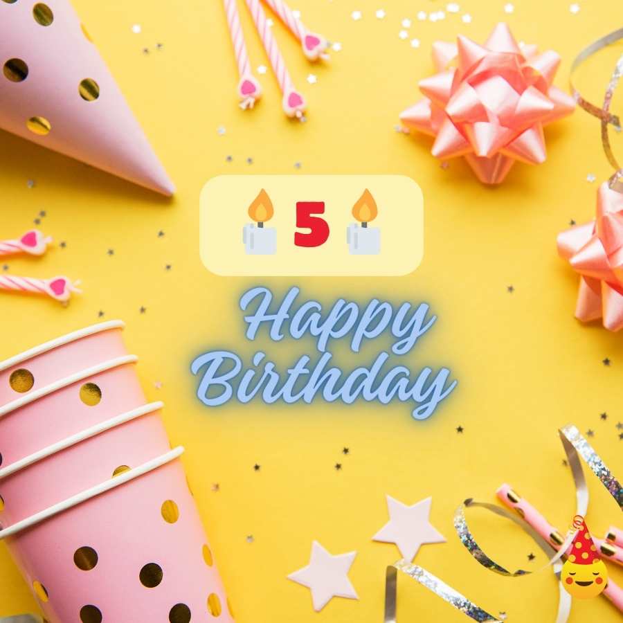 5 year birthday wishes for daughter