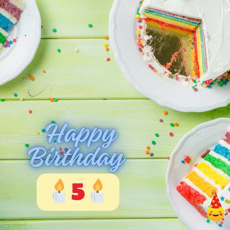 happy birthday 5 years