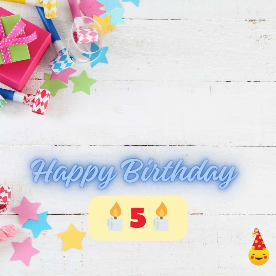 5 year birthday