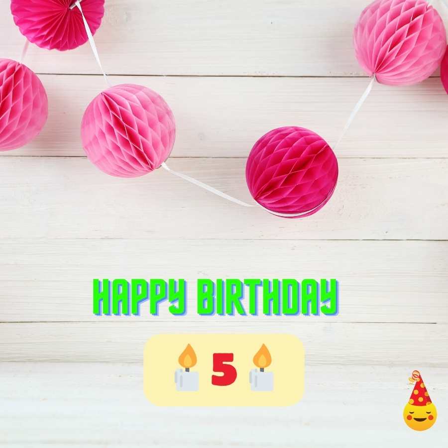 happy birthday 5 bilder