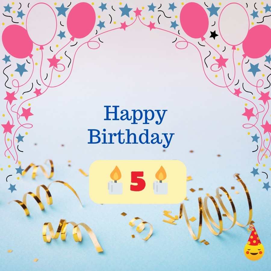 happy birthday 5 year old niece