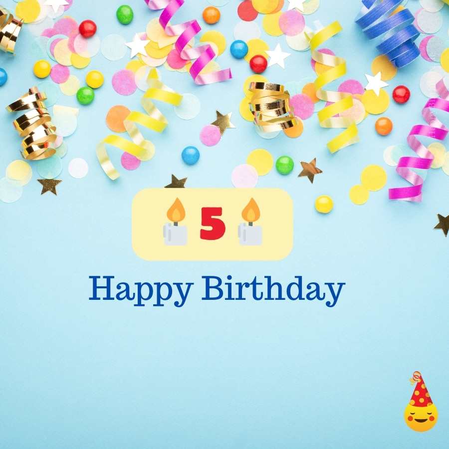 happy birthday 5 junge