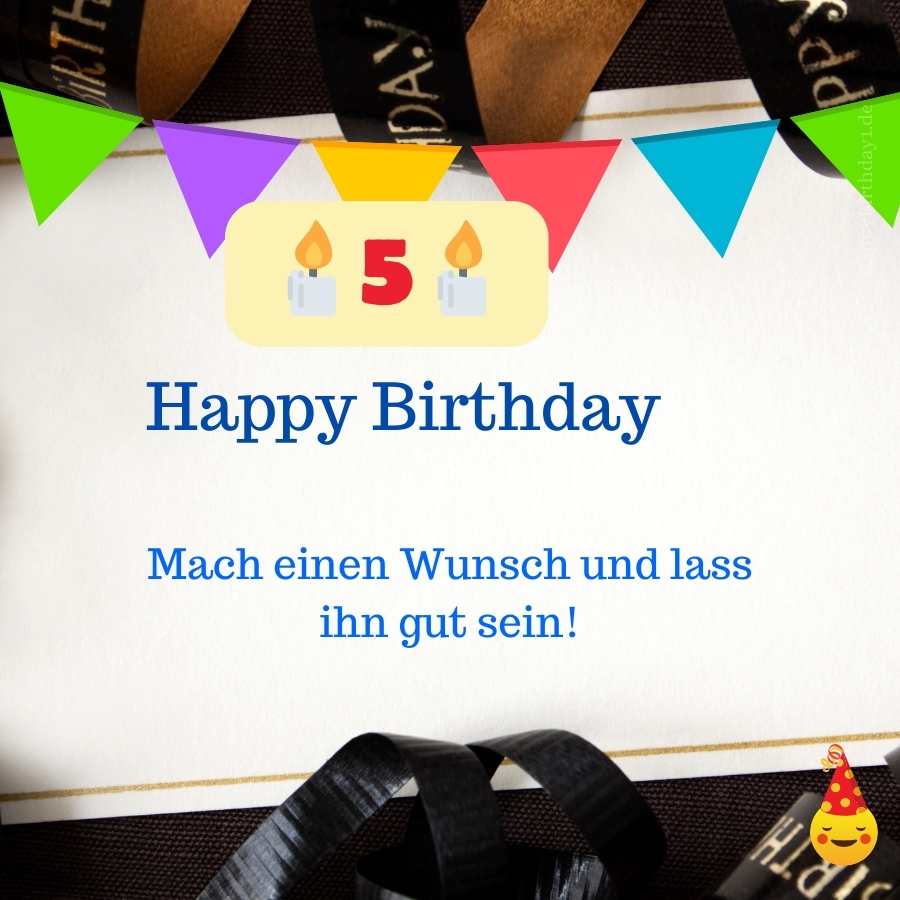 happy birthday 5 jahre mädchen