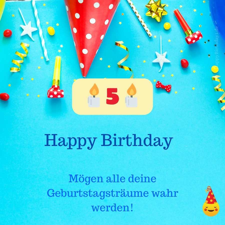 birthday wishes to my daughter at 5