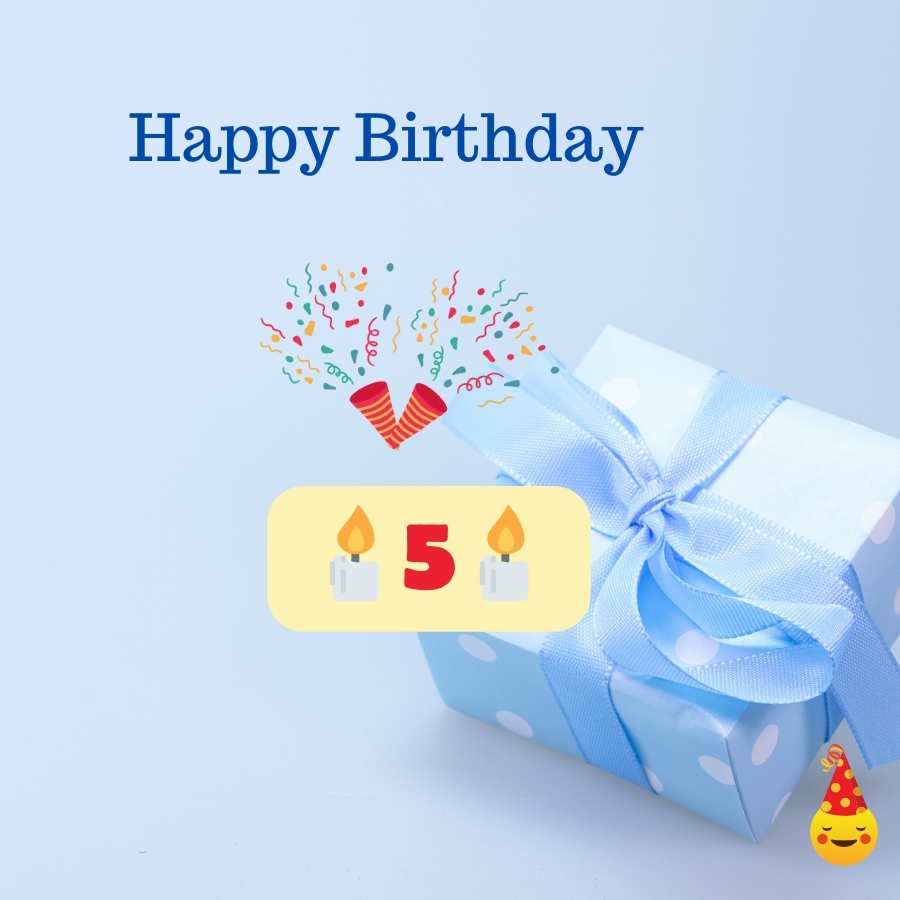 birthday wishes to a 5 year old