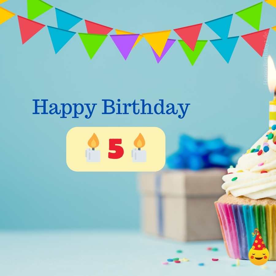 birthday wishes to 5 year girl