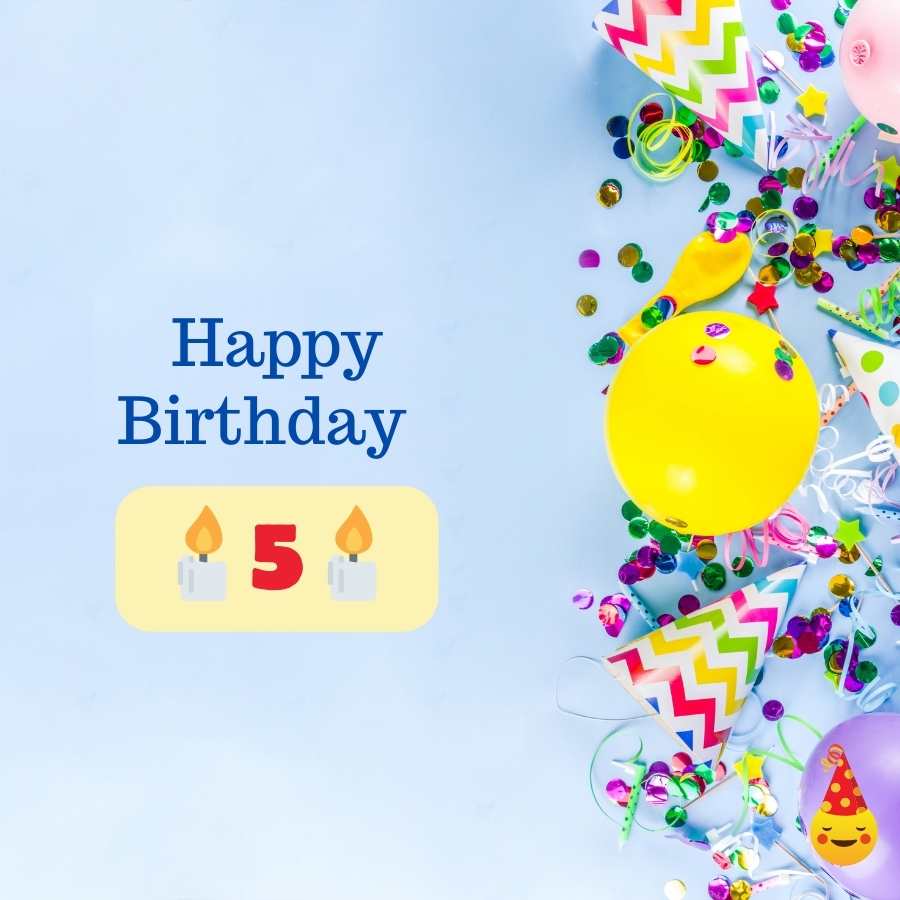birthday wishes for son 5 years old