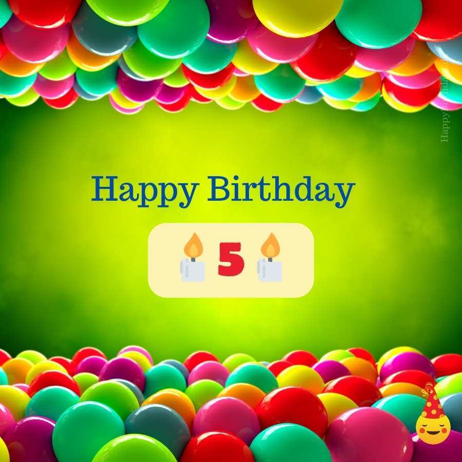 birthday wishes for my 5 year old son