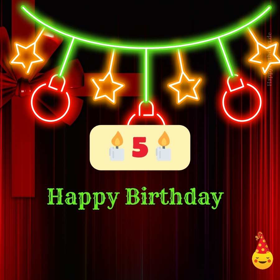 birthday wishes for a 5 years old girl