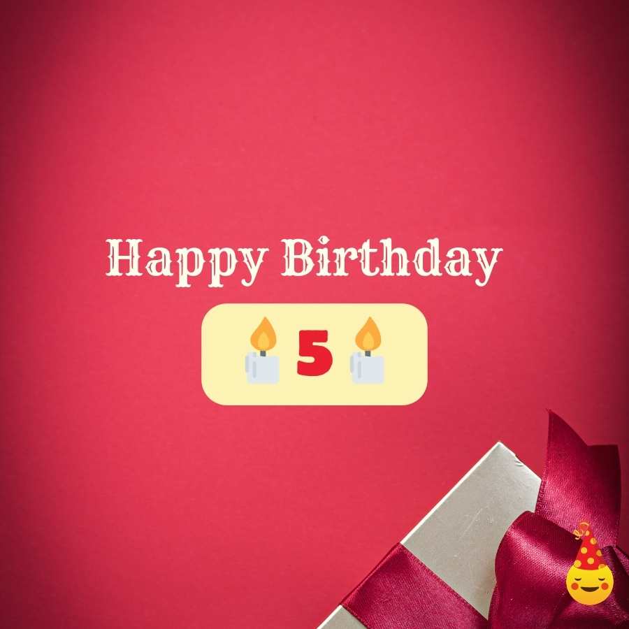 birthday wishes for 5-year-old son from mom
