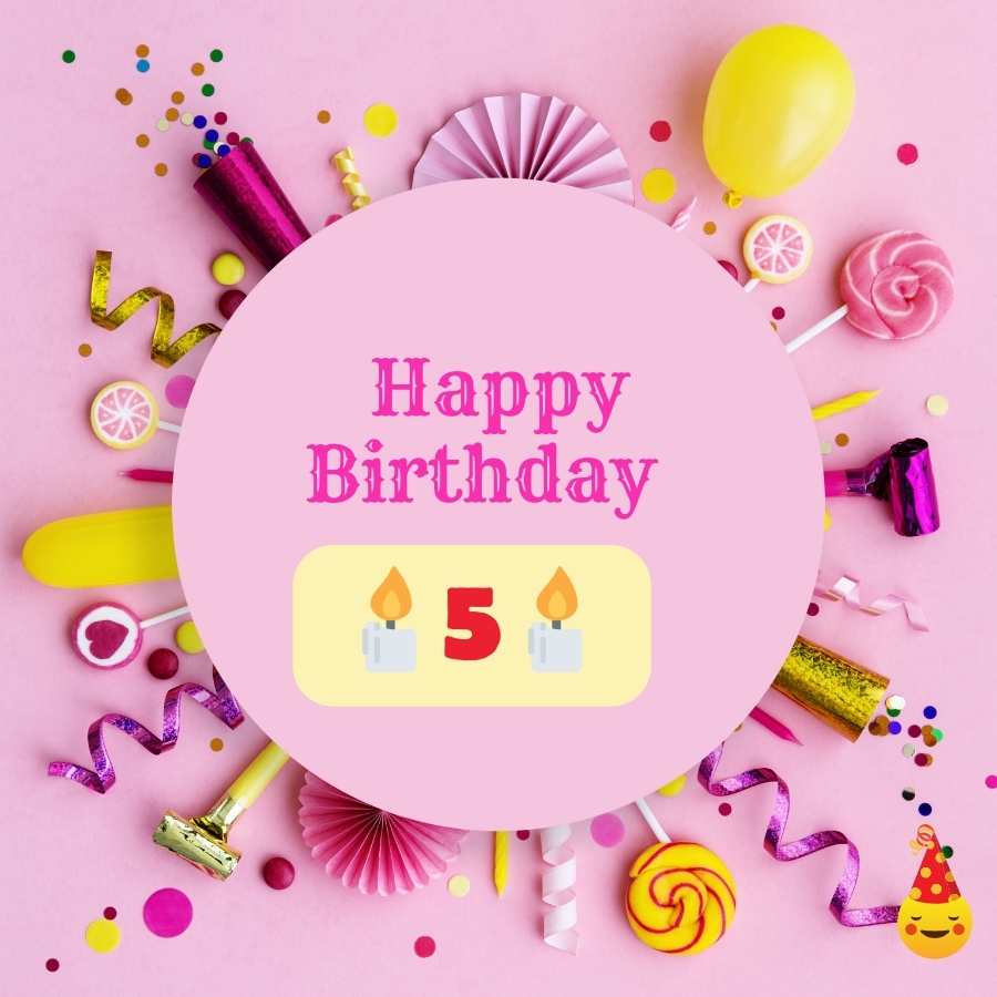 birthday wishes for 5-year old niece