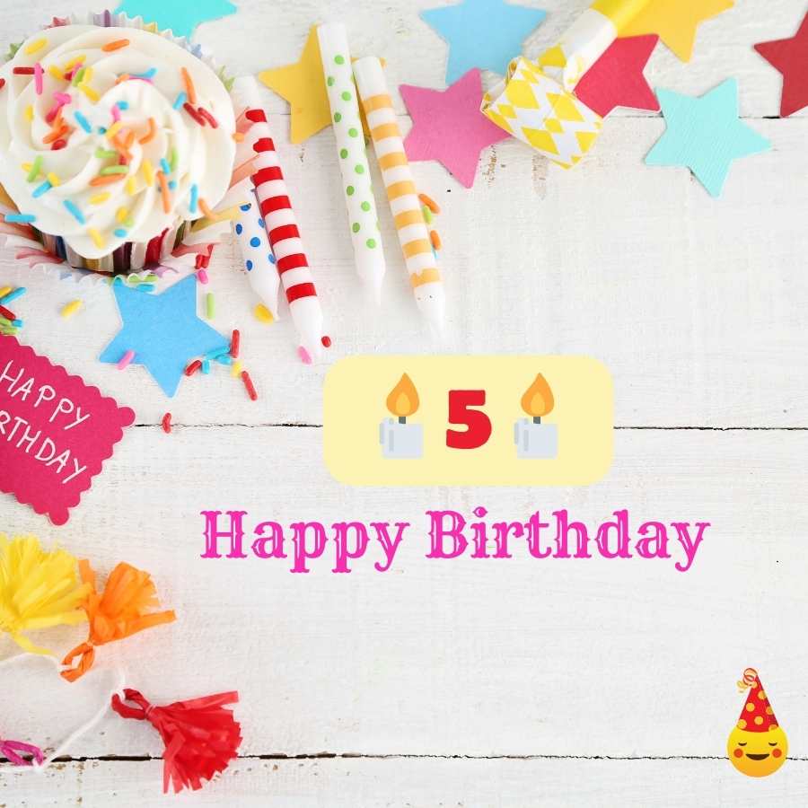 birthday wishes for 5 years old daughter