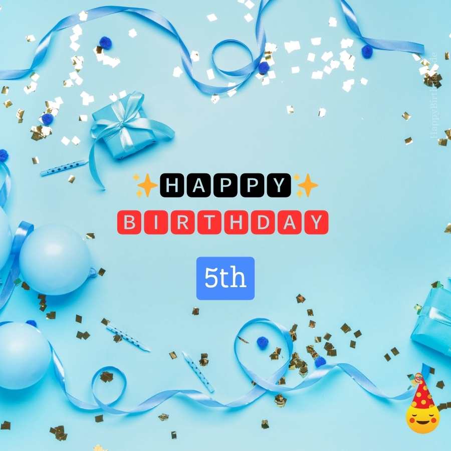 happy birthday 5 jahre junge