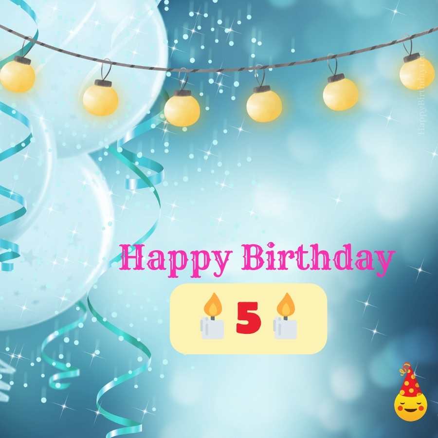 birthday wishes for 5 year old son