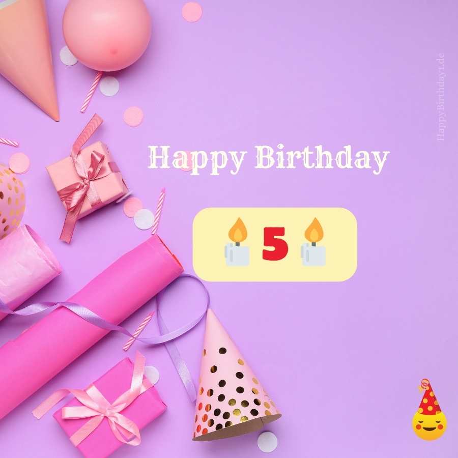birthday wishes for 5 year old