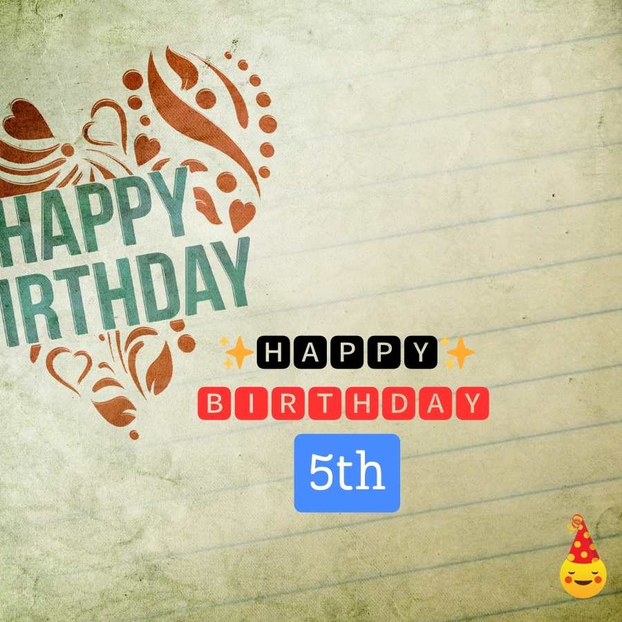 happy birthday 5 jahre