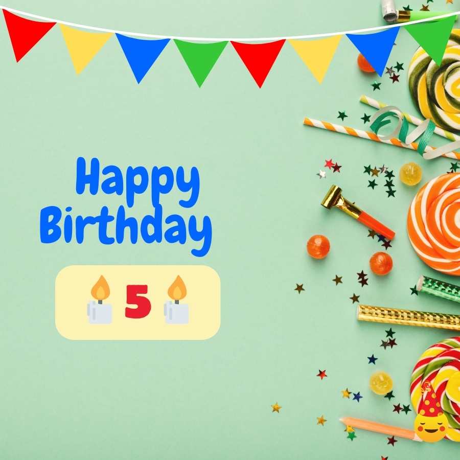 birthday wish for 5 year old daughter