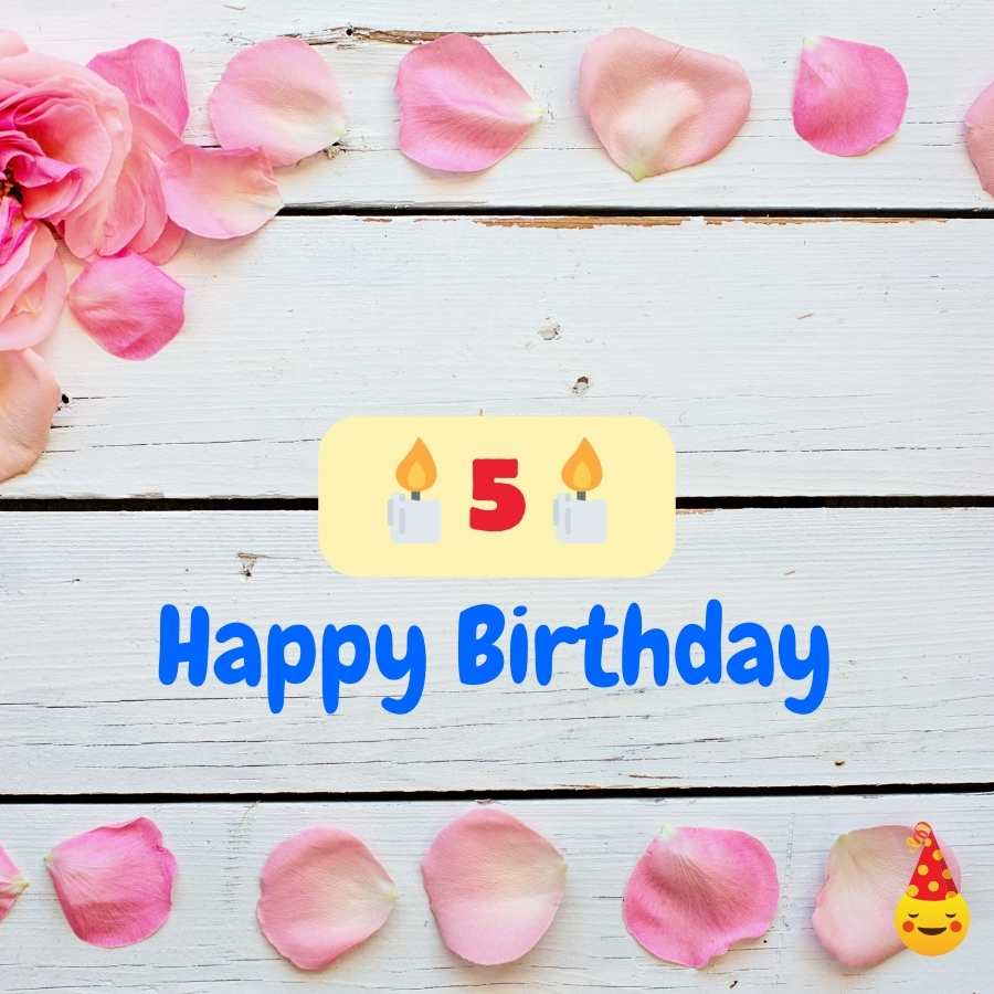 happy 5 year birthday