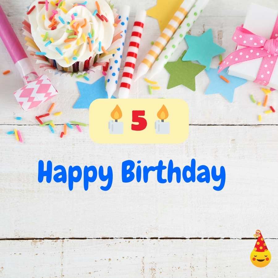 5 years birthday wishes for my daughter
