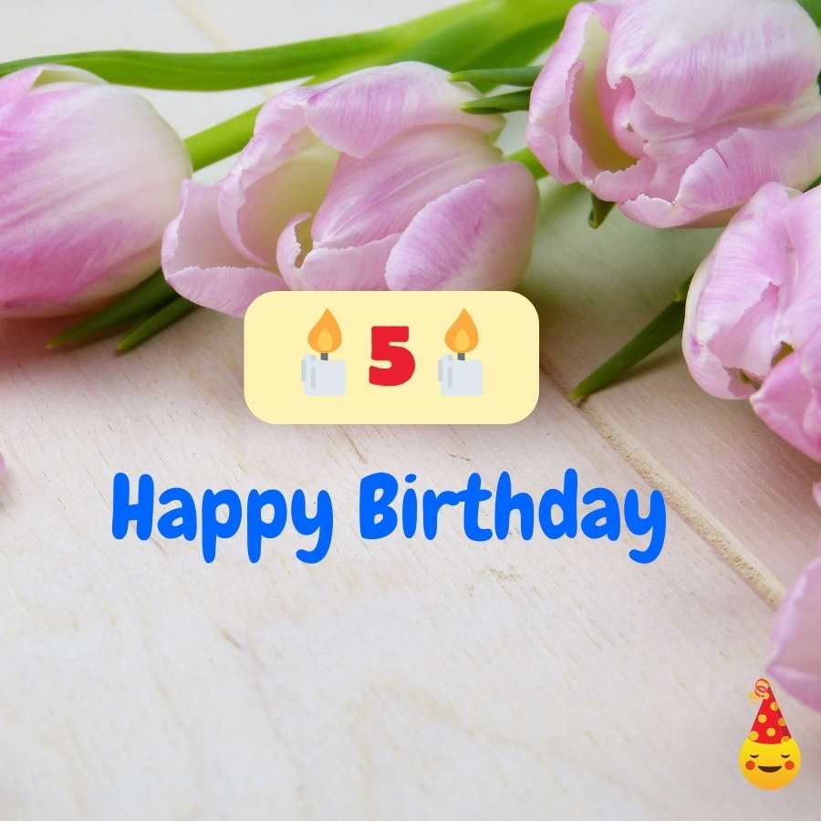 5 years birthday wishes for daughter