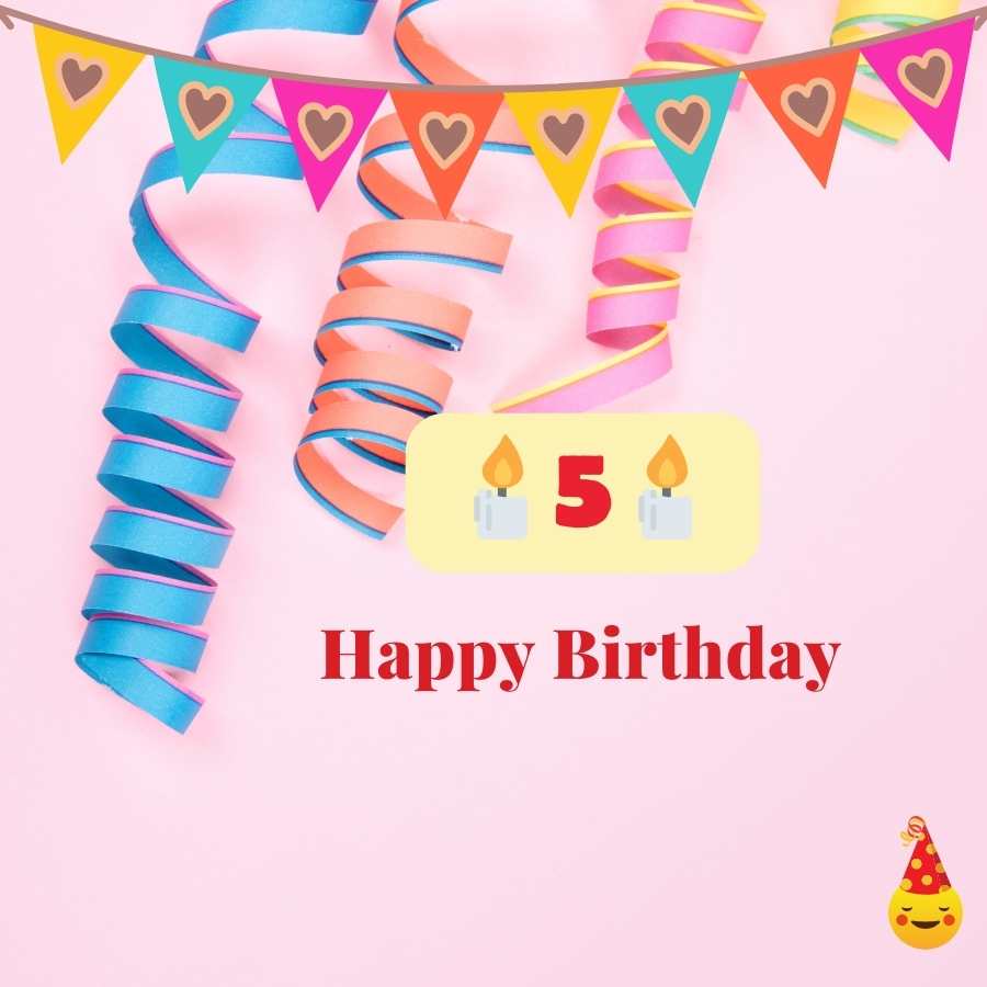5 year daughter birthday wishes